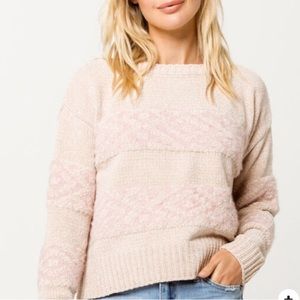OTHERS FOLLOW Mesa Womens Sweater XS Blush Pink